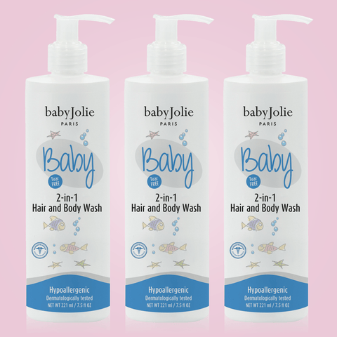 Baby Hair And Body Wash, 2 em 1 | 3 Pack - Baby Jolie Paris