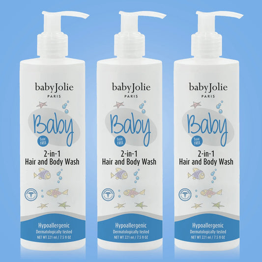 2 - in - 1 Hair and Body Wash | 3 Pack - Baby Jolie Paris