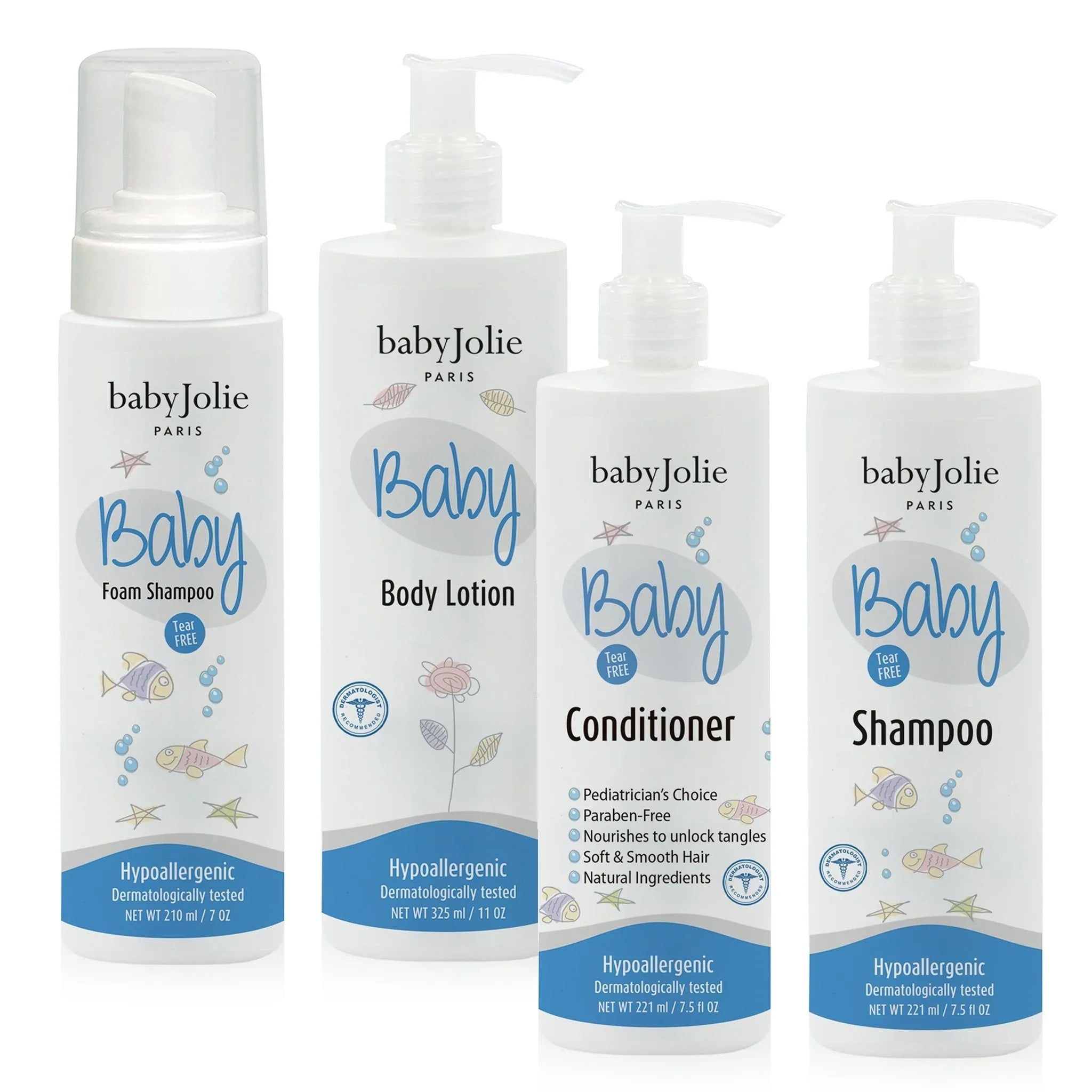 Baby Bath | 4 Pieces Bundle - Baby Jolie Paris