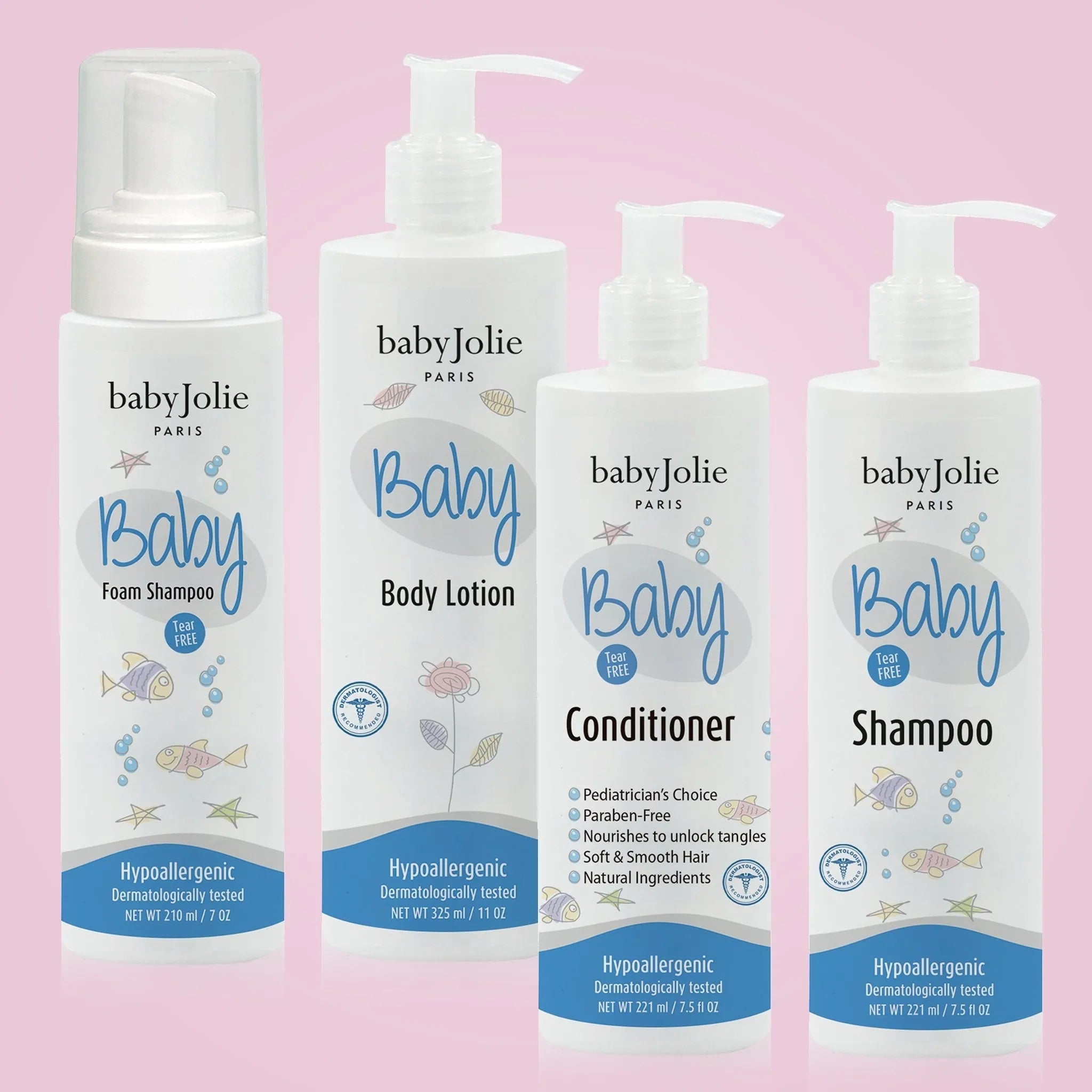Baby Bath | 4 Pieces Bundle - Baby Jolie Paris