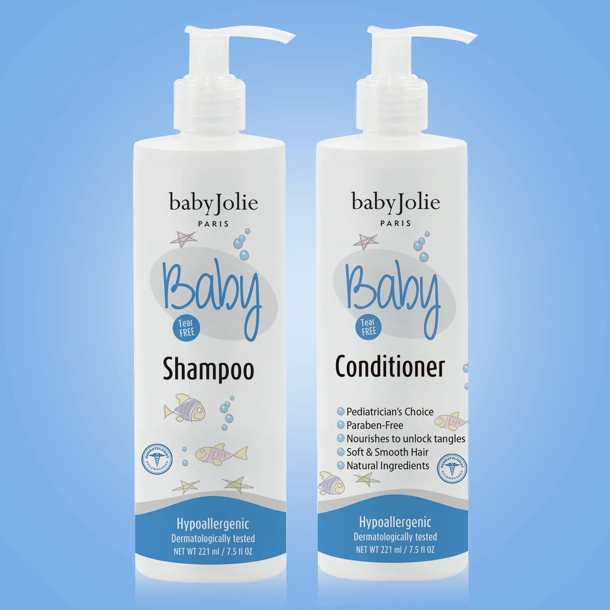 Baby Shampoo & Conditioner | Baby Bath Set - Baby Jolie Paris