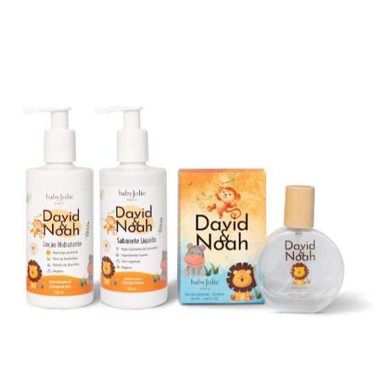 David & Noah By Baby Jolie - Lotion + Body Wash + Perfume Bundle - Baby Jolie Paris