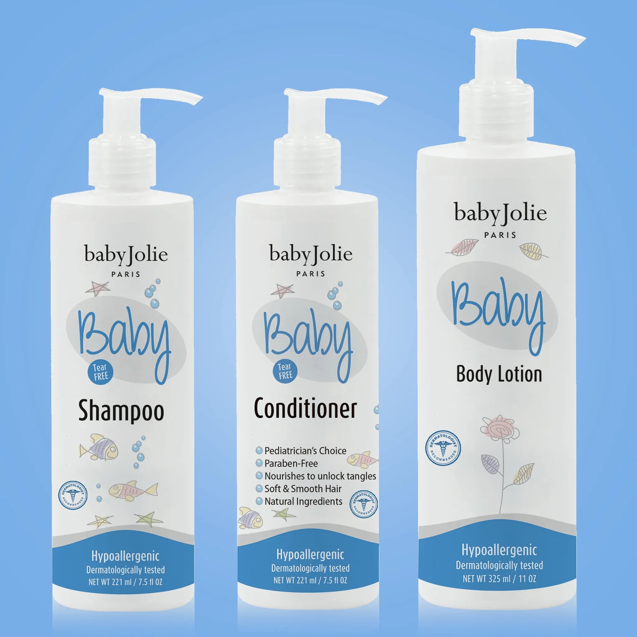 Shampoo, Conditioner & Lotion | Baby Bundle - Baby Jolie Paris