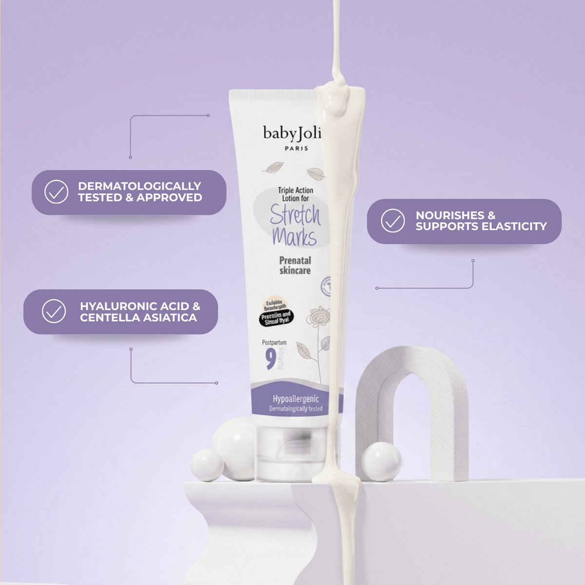Triple Action Stretch Marks Cream - Baby Jolie Paris